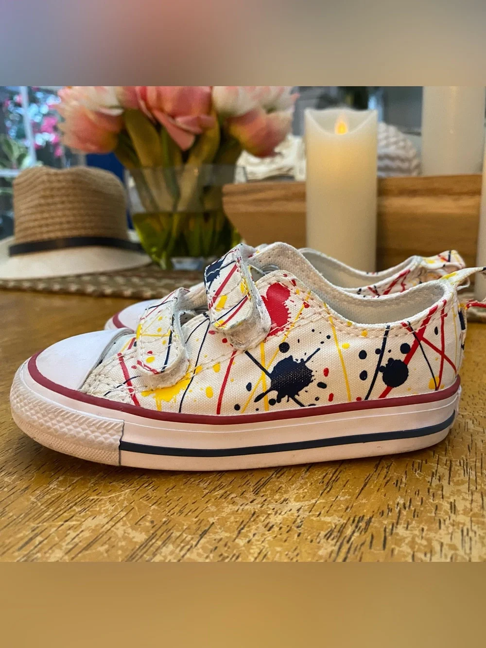 Converse Chuck Taylor All Star Velcro Sneakers…Toddler size 7.